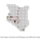Projects in Kenya concentrated in a cell in the capital Nairobi (black).
